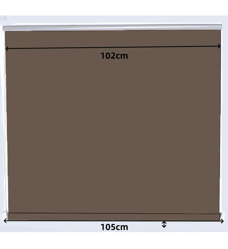 Estore de rolo translúcido Easy Fit castanho claro - BOD HOME