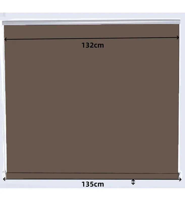 Estore de rolo translúcido Easy Fit castanho claro - BOD HOME