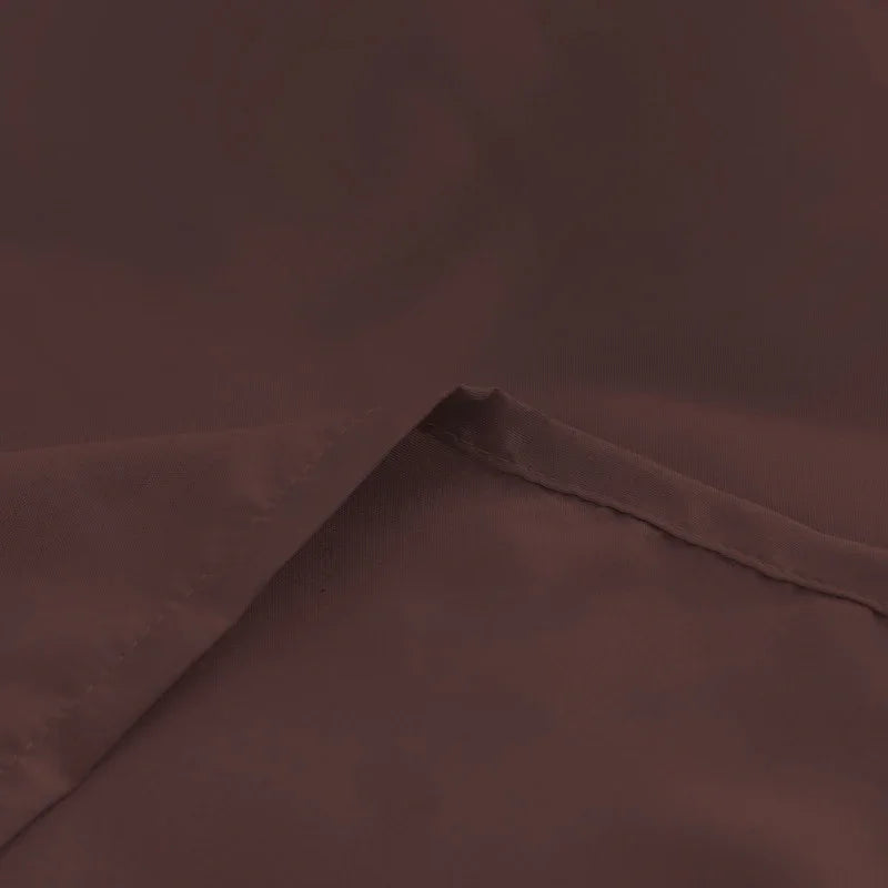 Lencol de cima castanho escuro