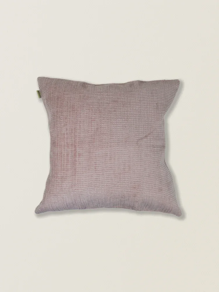 Capa de almofada chenille rosa t.aprox:45*45cm