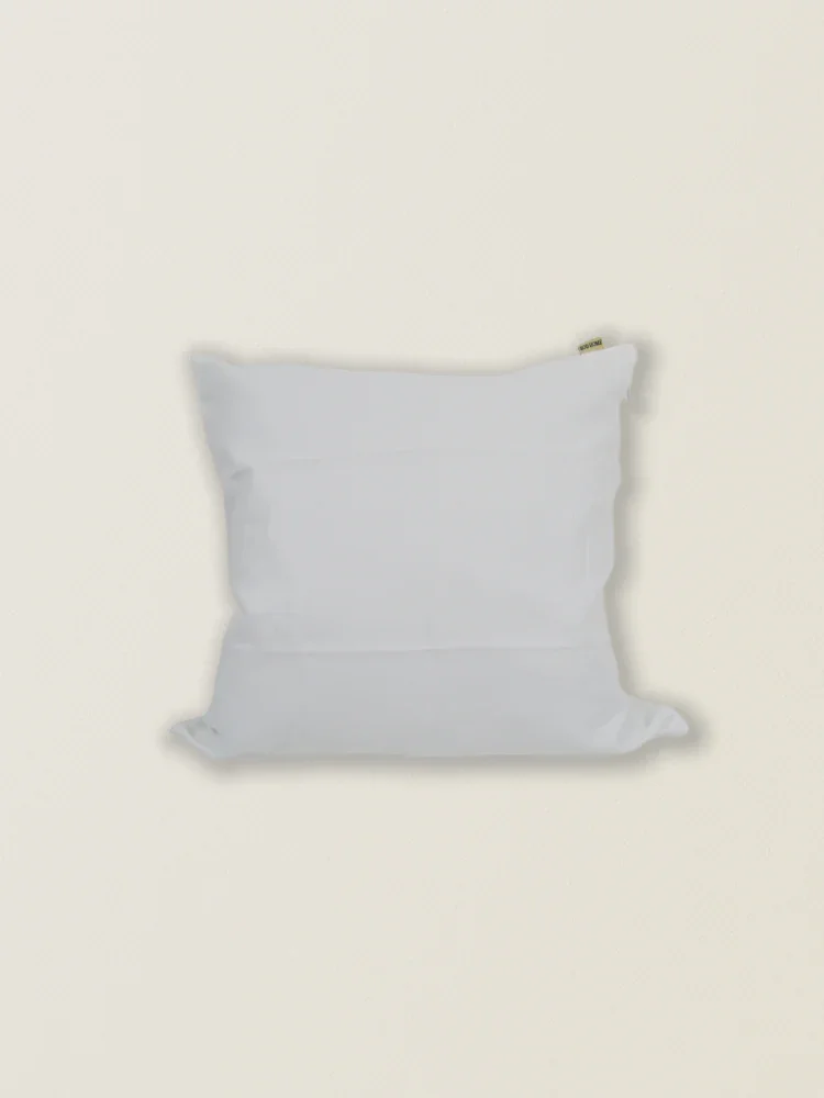 Funda de cojín de ante blanco t.aprox:45*45cm