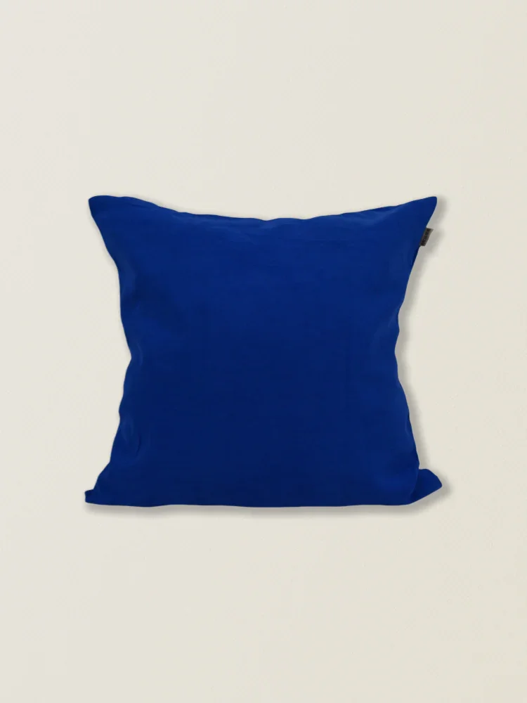 Funda de cojín de ante azul fluorescente tamaño aproximado: 45*45cm