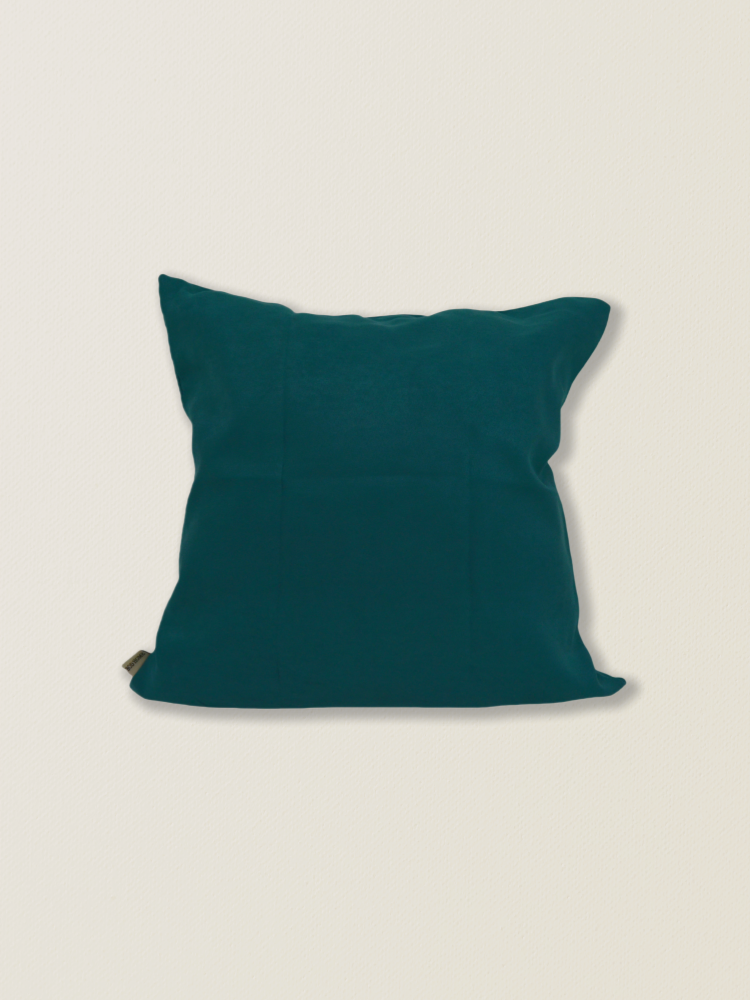 Tamaño de la funda de cojín de gamuza verde: aproximadamente 45*45 cm