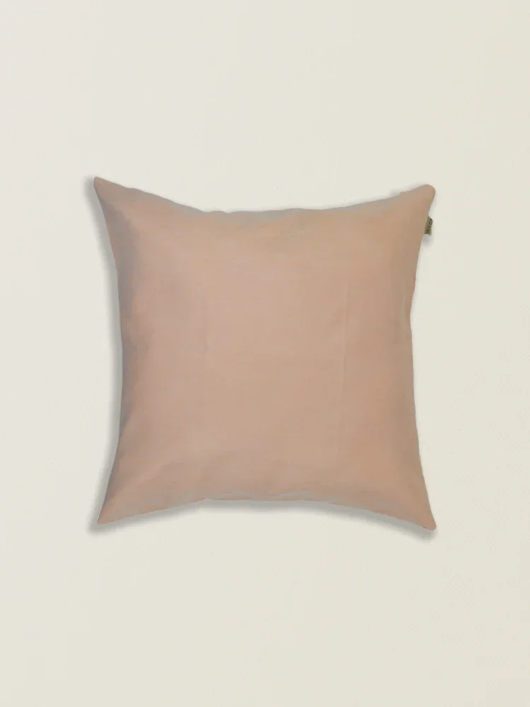 Capa de almofada camurca rosa clara t.aprox:45*45cm