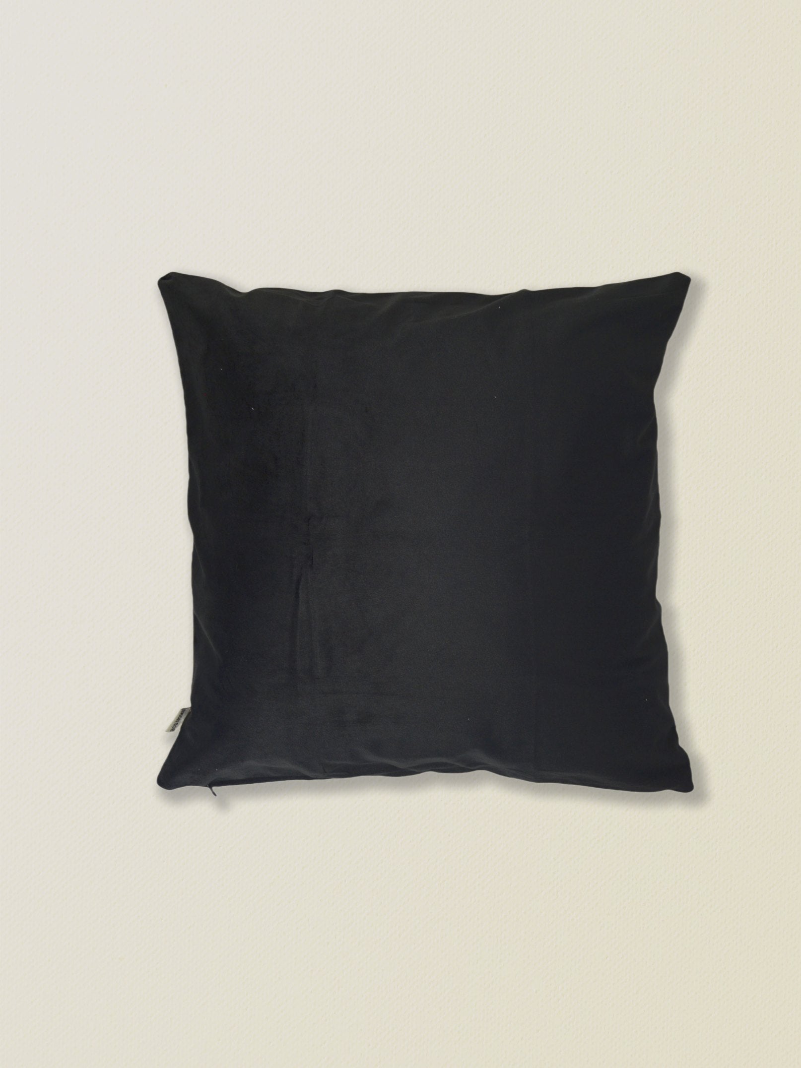 Funda de cojín de terciopelo negro t.aprox:45*45cm