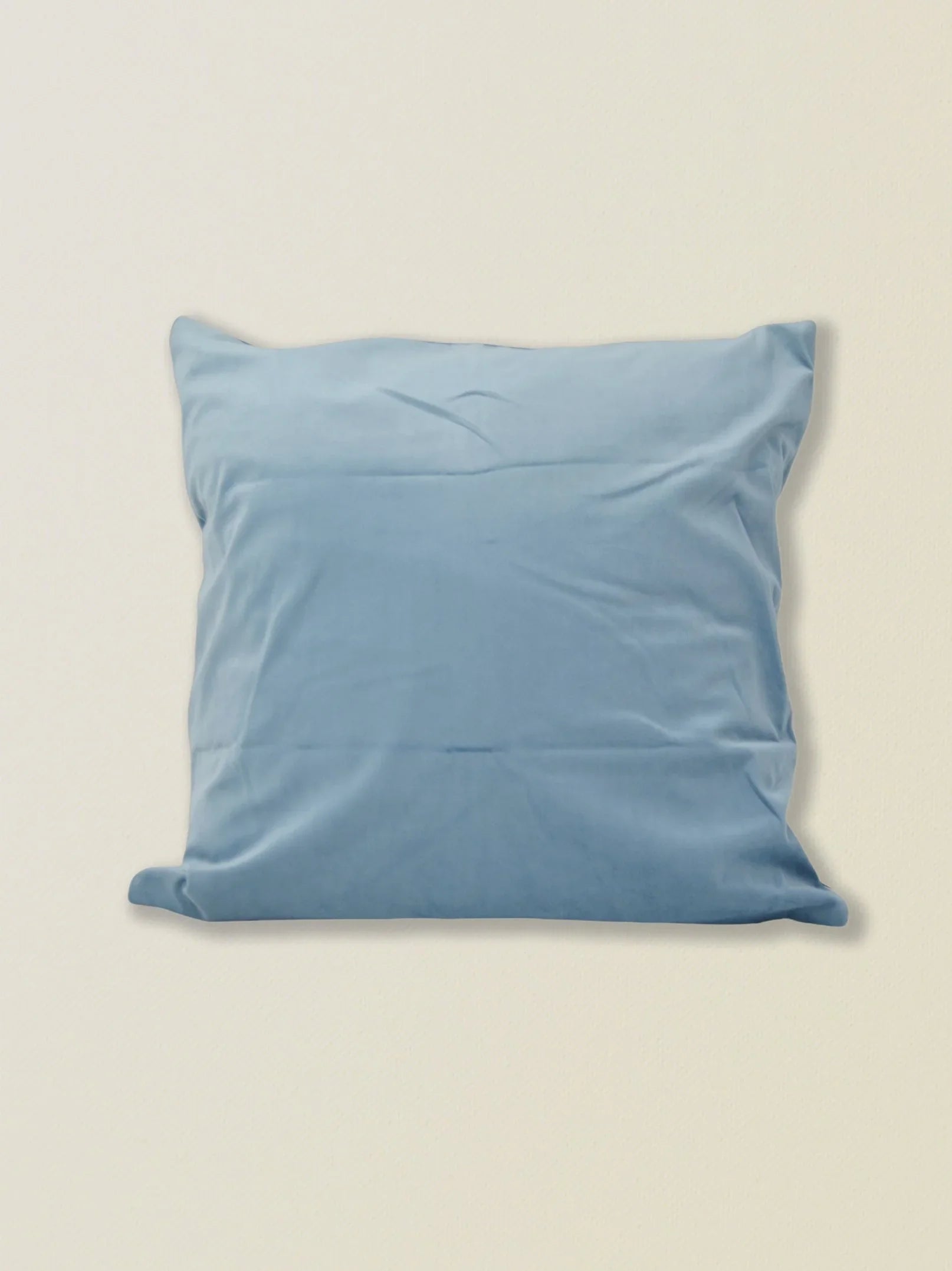 Capa de almofada veludo azul t.aprox:45*45cm