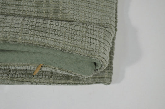 Capa de almofada chenille verde t.aprox:45*45cm