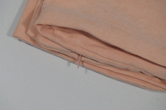 Capa de almofada camurca rosa clara t.aprox:45*45cm