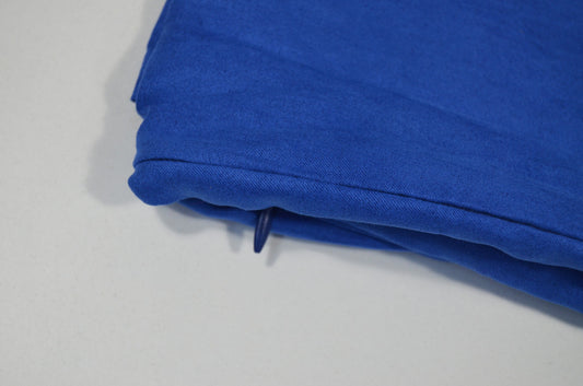 Capa de almofada camurca azul fluorescente t.aprox:45*45cm