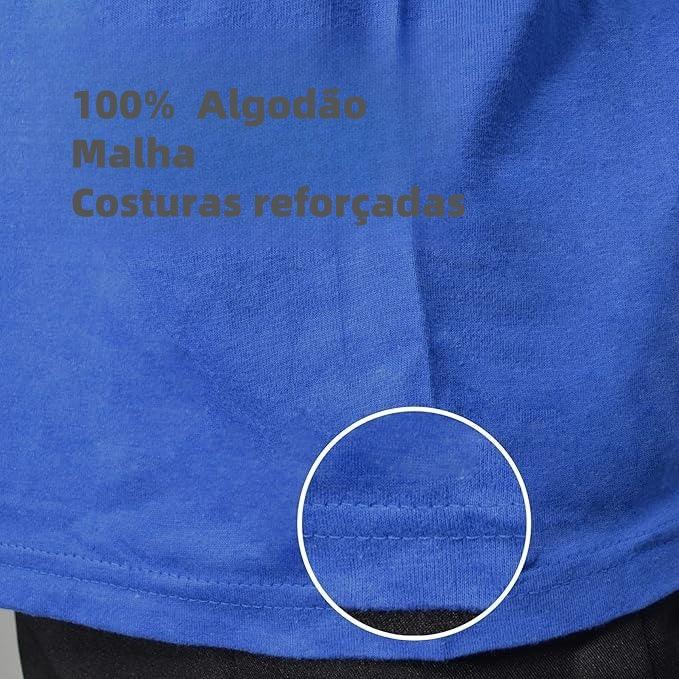 Camiseta de hombre azul real.