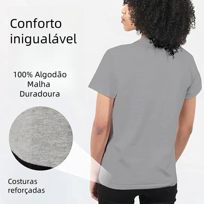 camiseta mujer gris