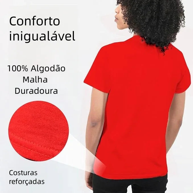 camiseta mujer rojo