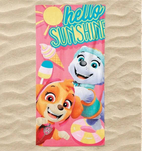 Toalha de Praia 3D Paw Patrol 70x140 cm - BOD HOME