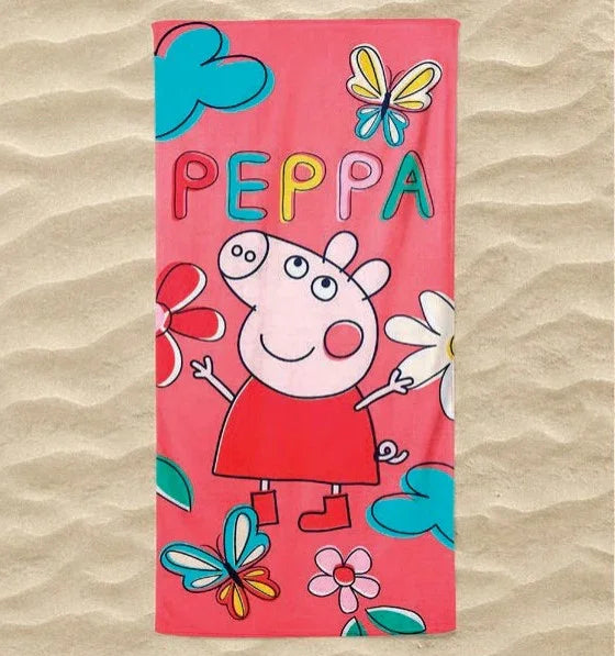 Toalha de Praia 3D Peppa Pig 70x140 cm - BOD HOME