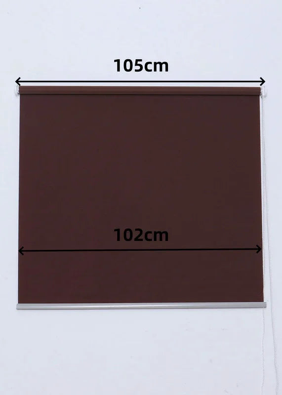 Estore de rolo translúcido Easy Fit castanho escuro - BOD HOME