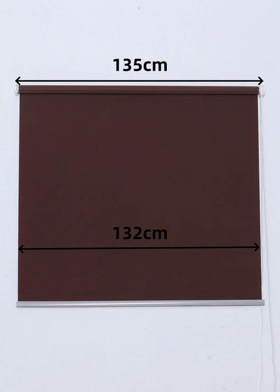 Estore de rolo translúcido Easy Fit castanho escuro - BOD HOME