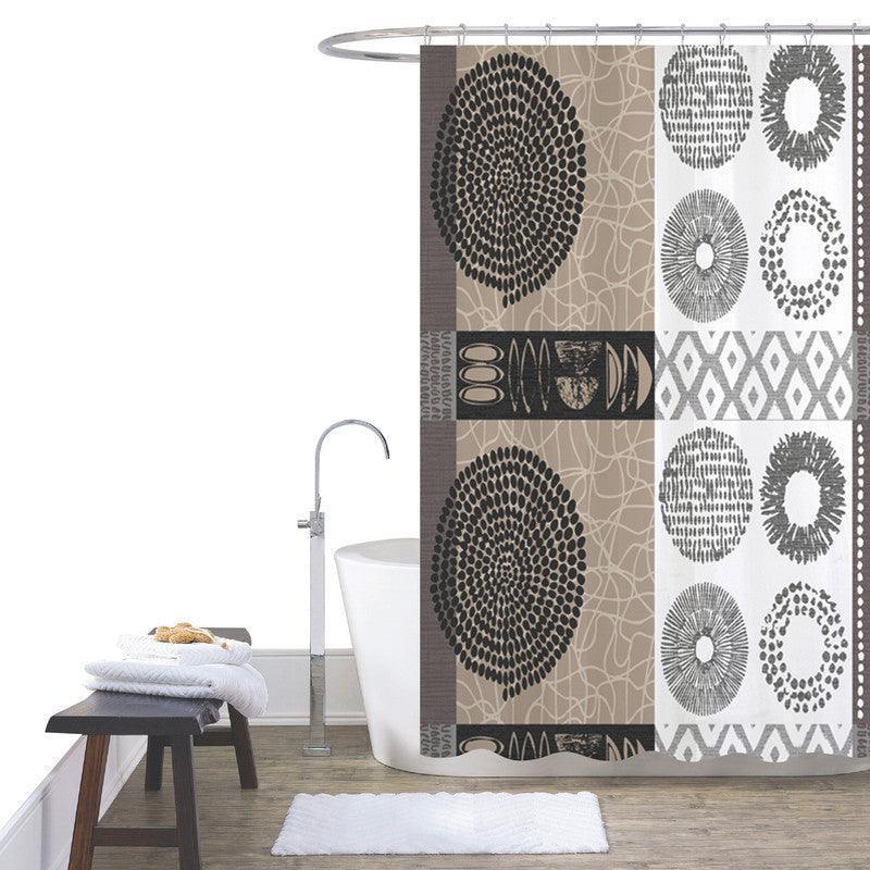 Cortina De Duche Estampada 180*180cm-Individual