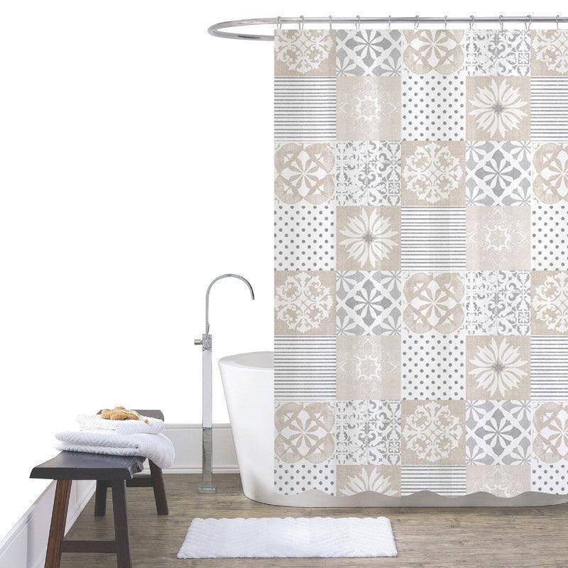1 Pack de 3 Cortina De Duche Estampada 180*180cm 004
