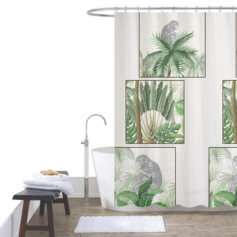 1 Pack de 3 Cortina De Duche Estampada 180*180cm 001