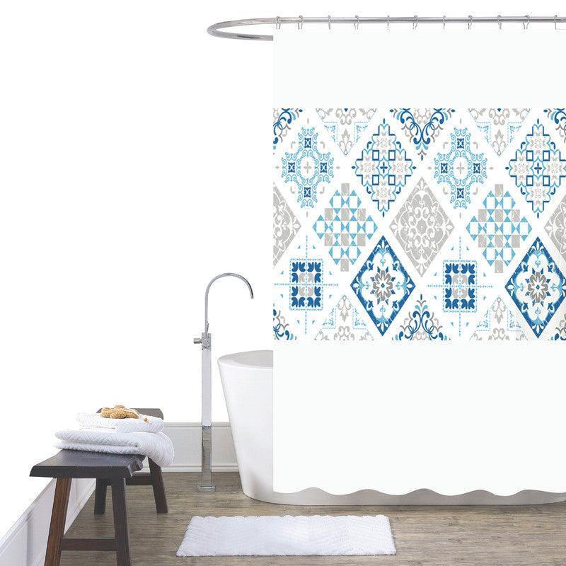 Cortina De Duche Estampada 180*180cm-Individual