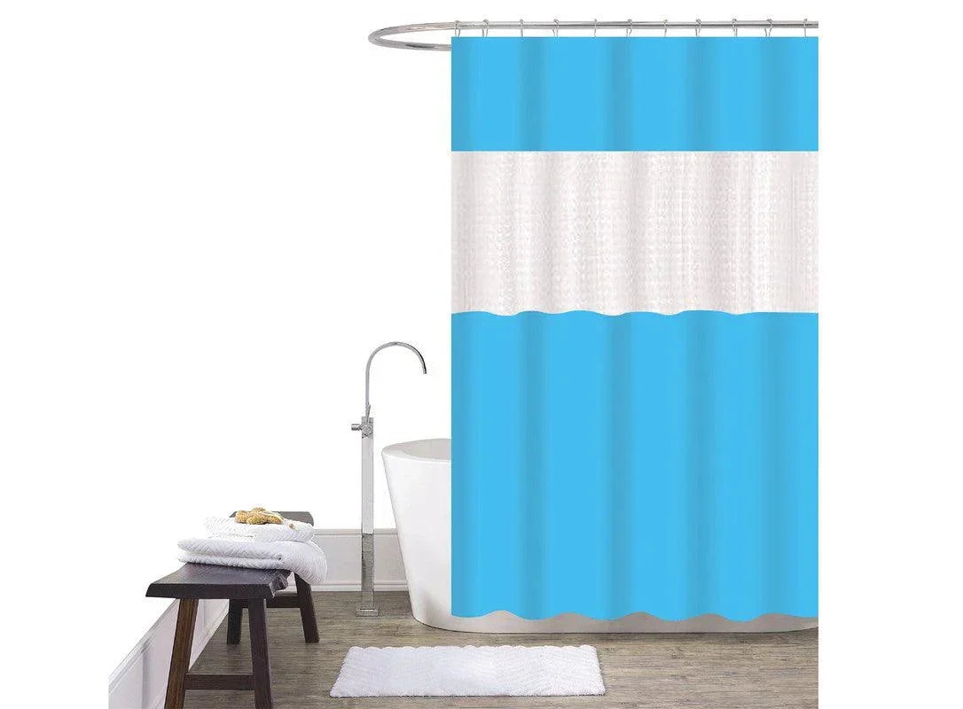 1 Pack de 2 Cortina De Duche Em Patchwork 180*180cm 002