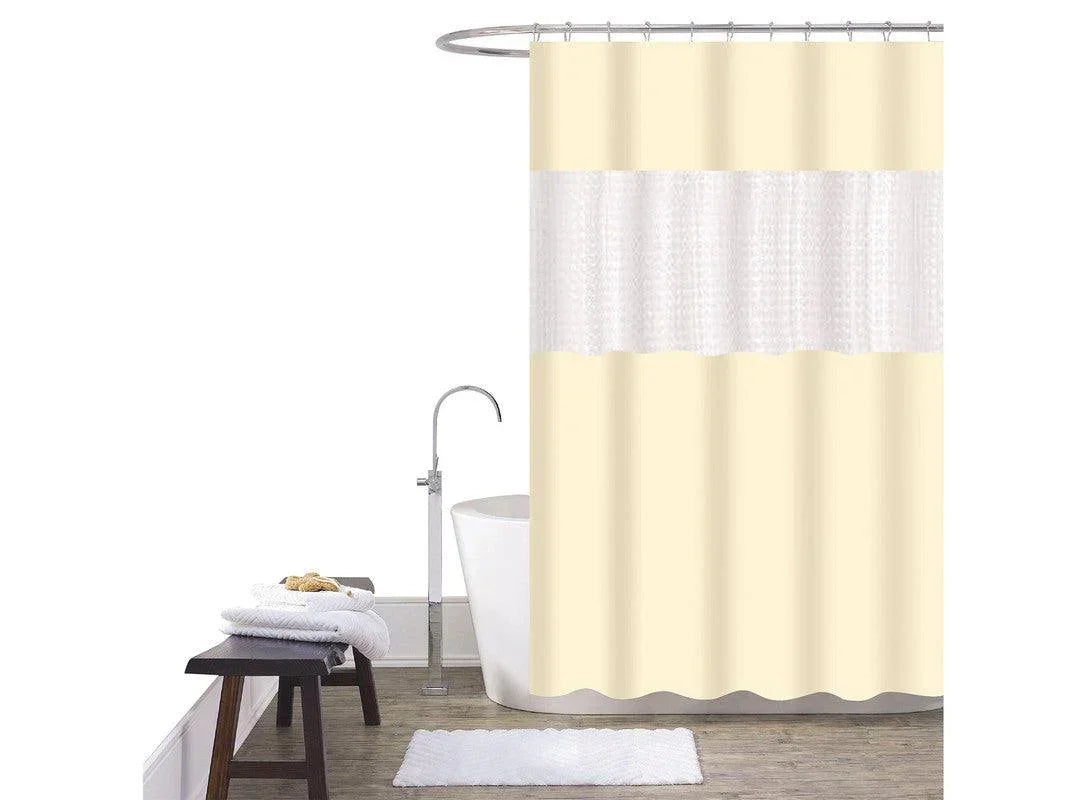 1 Pack de 2 Cortina De Duche Em Patchwork 180*180cm 002