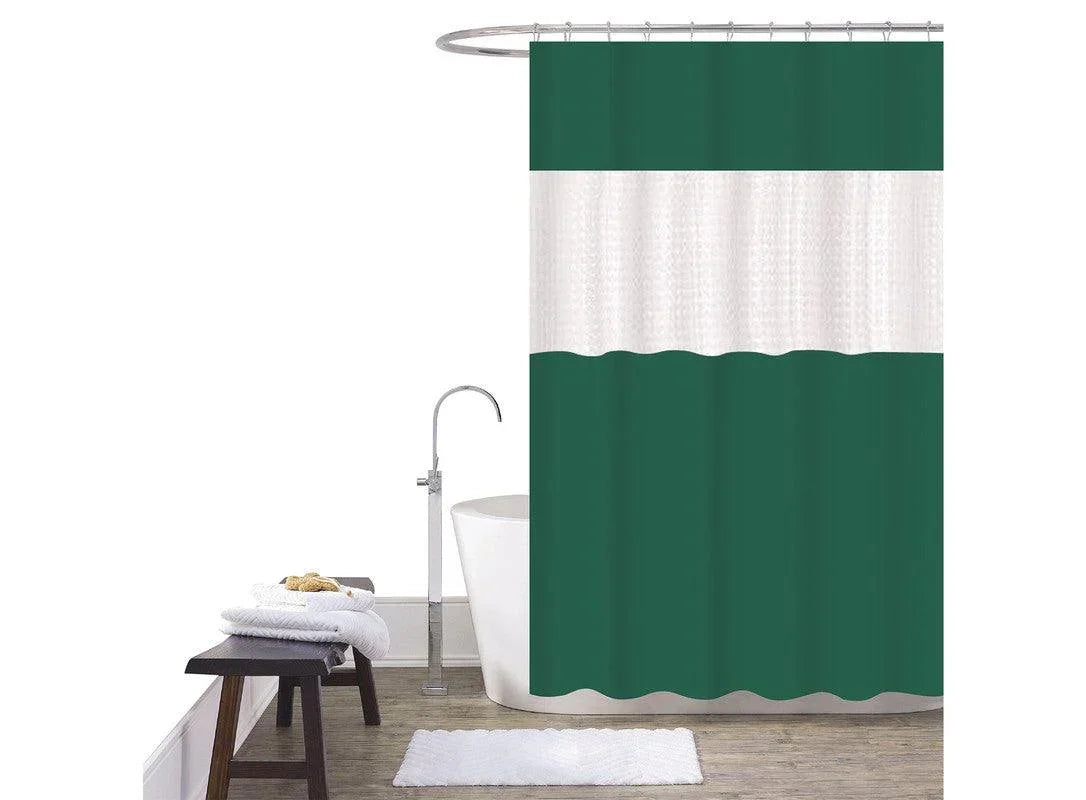 1 Pack de 2 Cortina De Duche Em Patchwork 180*180cm 004