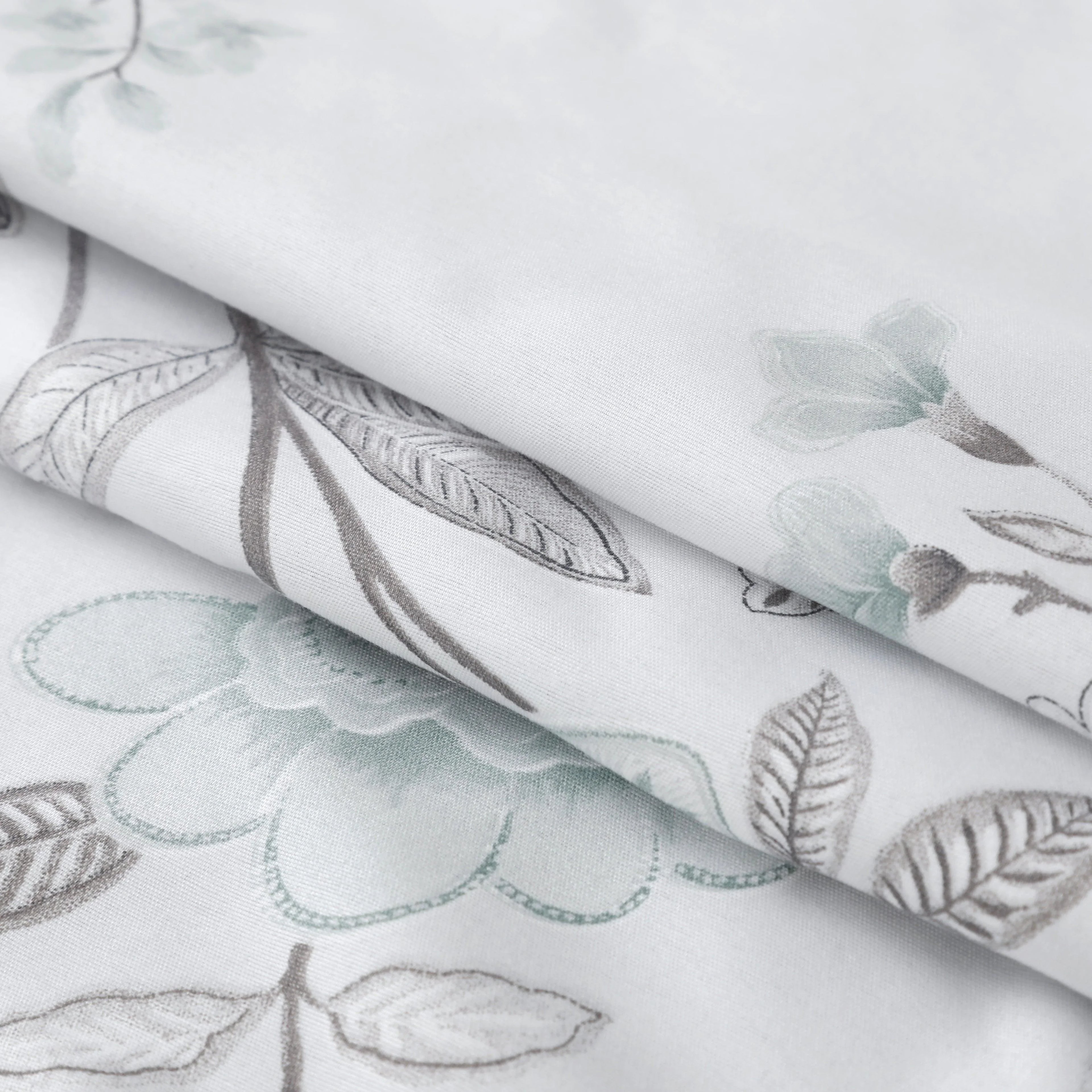 CAPA DE EDREDÃO ESTAMPADA COM FRONHA-FOLHAS INVERNO - BOD HOME