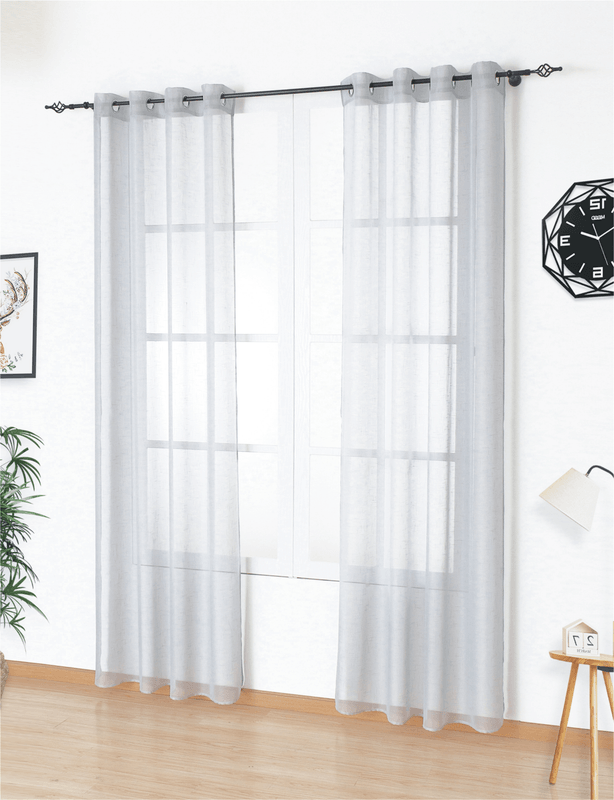 Cortina de linho com tecido leve e translúcido 140*260cm - BOD HOME