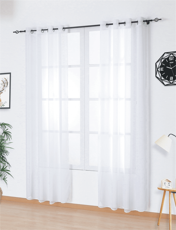 Cortina de linho com tecido leve e translúcido 140*260cm - BOD HOME