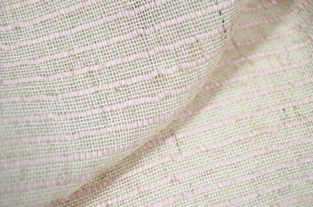 Cortina de linho entrelaçamento de linhas finas e grossas 140*260cm - BOD HOME