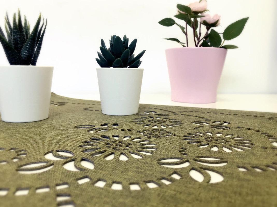 Individual de mesa vaziado floral 33*90cm - BOD HOME