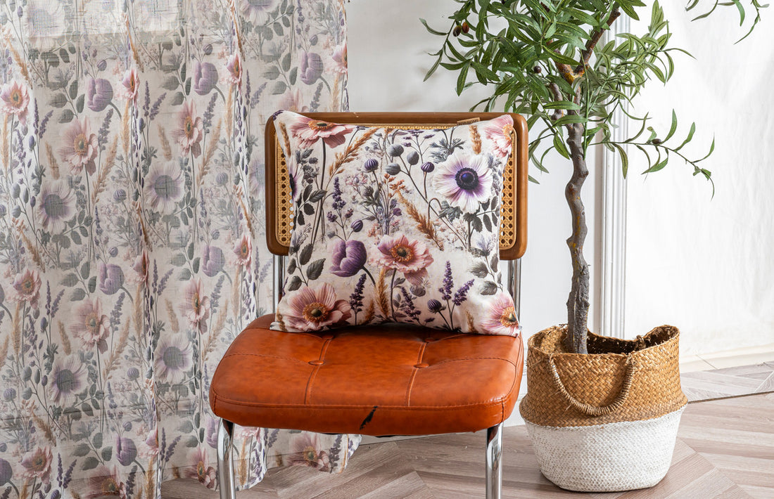 Capa Almofada com Estampa Floral 45*45cm - BOD HOME