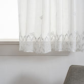 Cortina Tule Bordada com Borboletas Brancas-um par - BOD HOME