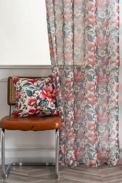 Capa Almofada com Estampa Floral 45*45cm - BOD HOME