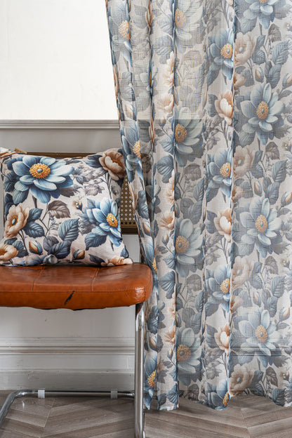 Capa Almofada com Estampa Floral 45*45cm - BOD HOME