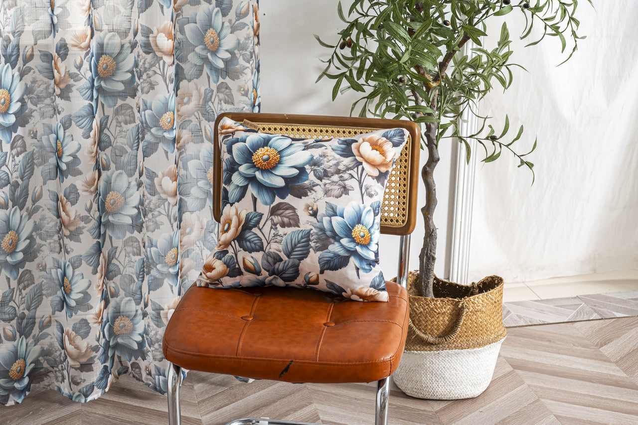 Capa Almofada com Estampa Floral 45*45cm - BOD HOME