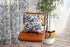 Capa Almofada com Estampa Floral 45 x 45cm azul - BOD HOME 