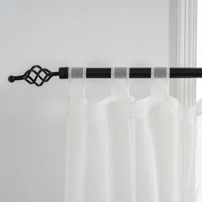 Cortina Tule Bordada com Lavandas-um par - BOD HOME