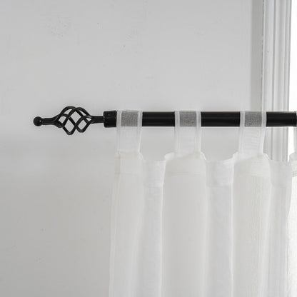 Cortina Tule Bordada com Borboletas Douradas-um par - BOD HOME