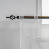 Cortina Tule Bordada com Borboletas Brancas-um par - BOD HOME