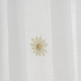 Cortina Tule Bordada com Flores Delicadas-um par - BOD HOME