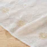 Cortina Tule Bordada com Flores Delicadas-um par - BOD HOME