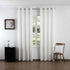 Cortina Jacquard com Bordado Branco 140*260CM-Individual- BOD HOME