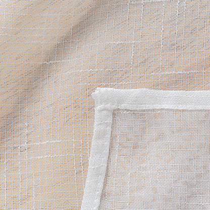 Cortina Tule Bordada com Bouquet de Lavanda-um par - BOD HOME