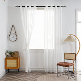 Cortina de linho com tecido leve e translúcido 140*260cm - BOD HOME