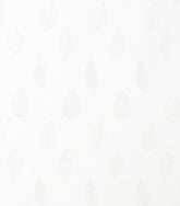 Cortina Bordado com Folhas Primaveras Bege 140*260CM-Individual- BOD HOME
