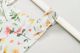 Cortina de Cozinha com Estampa de Flores de Primavera Individual - BOD HOME