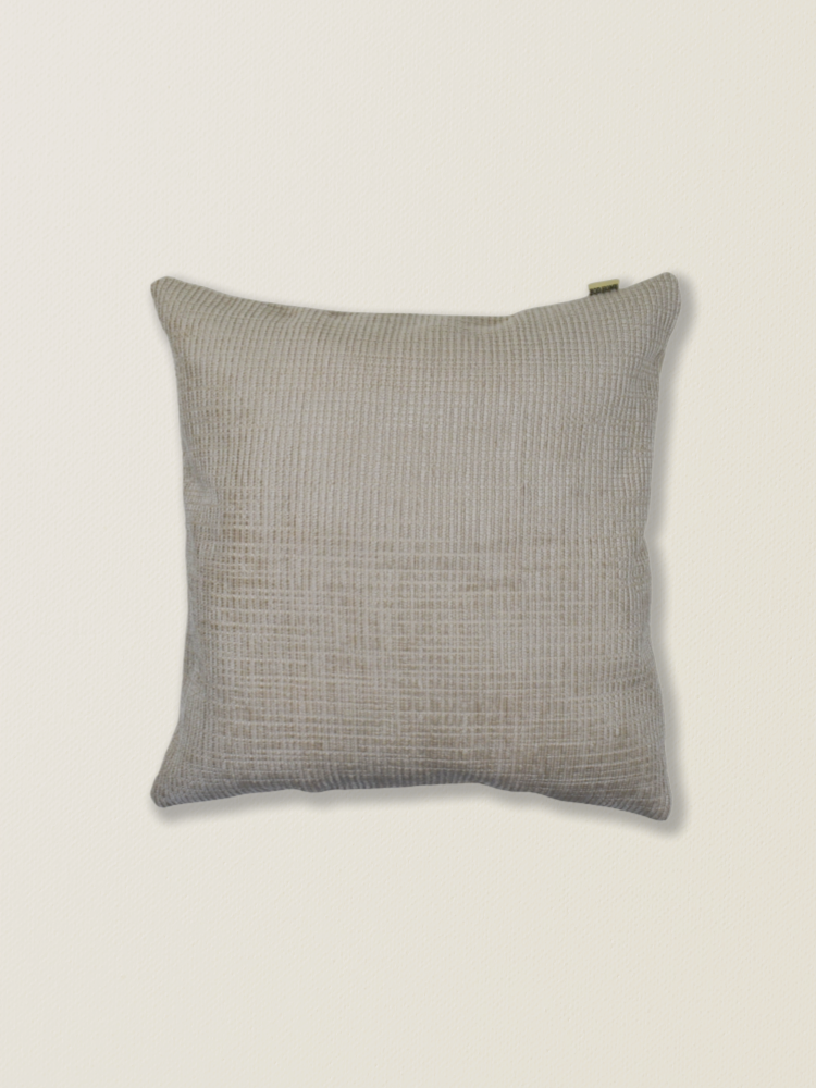 Funda de cojín de chenilla beige t.aprox:45*45cm