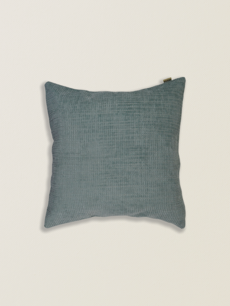 Funda de cojín de chenilla color menta t.aprox:45*45cm